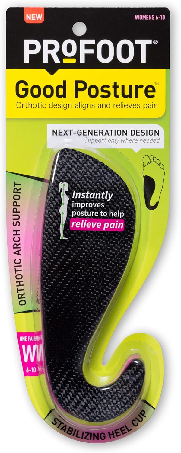 Featured Image for PROFOOT Posturthotic Orthotic Alignment Insole, Women 6-10