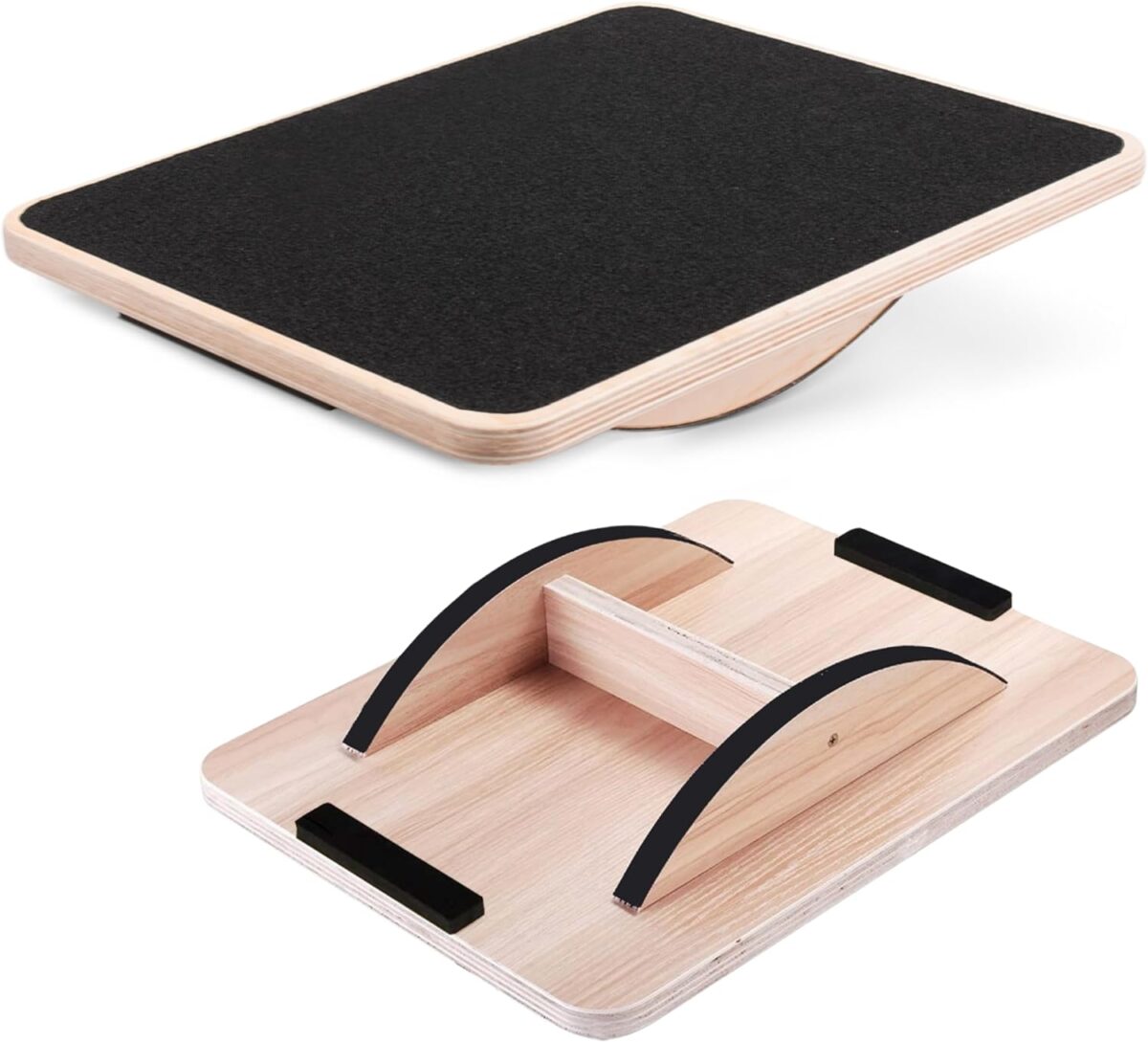 Featured Image for Yes4All 350LBS Professional Wooden Balance Board for Physical Therapy, Anti-Slip Rocker Board, Wobble Board for Standing Desk