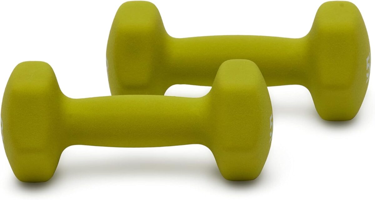 Featured Image for Amazon Basics Easy Grip Workout Dumbbell, Neoprene Coated, Various Sets and Weights available