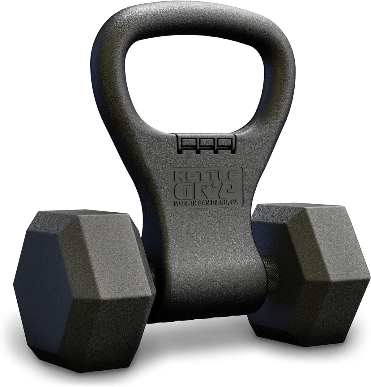 Featured Image for KETTLE GRYP – The Original – As Seen on SHARK TANK! Converts Your Dumbbells Into Kettlebells – Made in the USA – Dumbbell Grip Handle