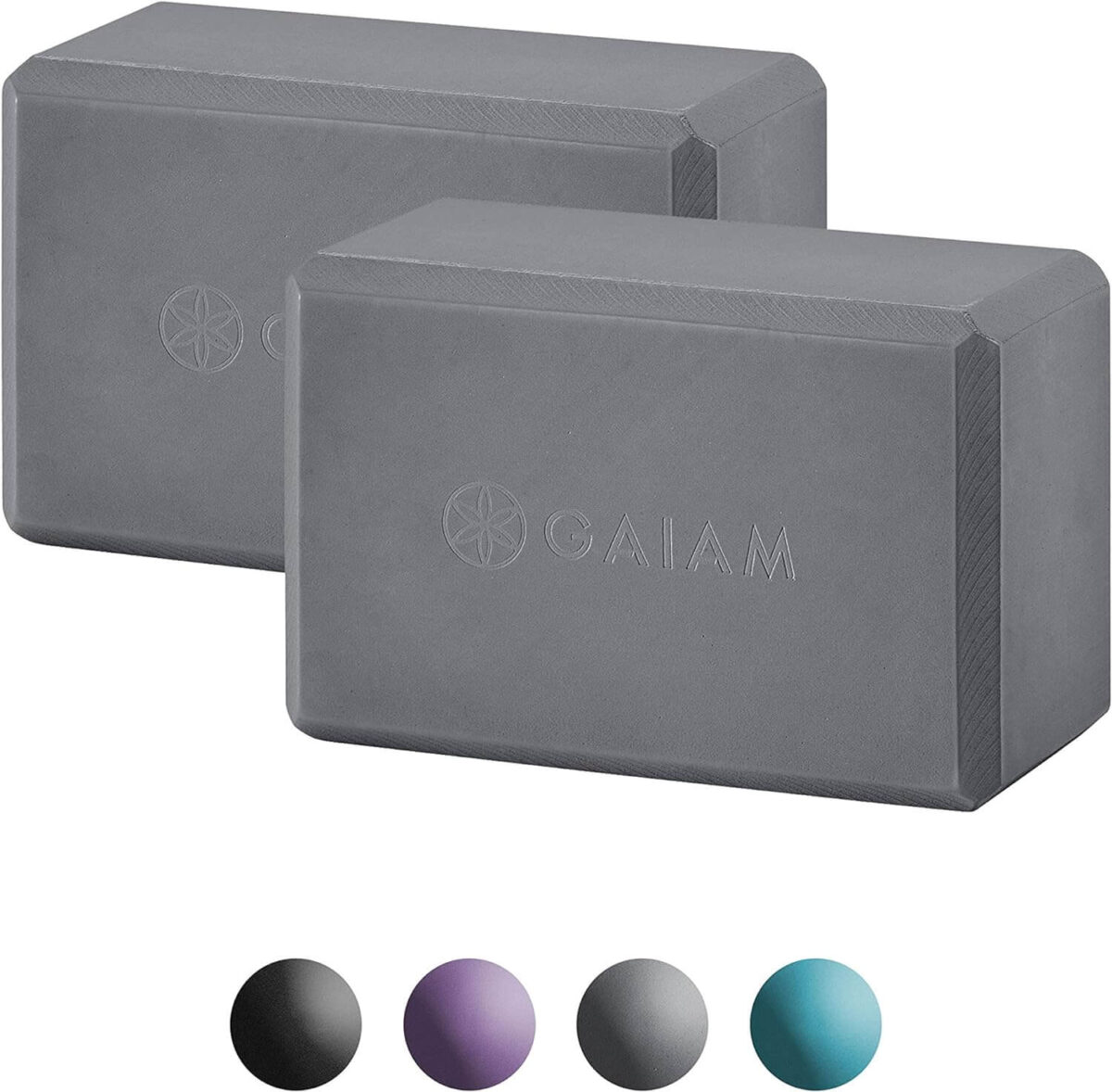 Featured Image for Gaiam Essentials Yoga Block (Set Of 2) – Supportive, Soft Non-Slip Foam Surface For Yoga, Pilates, Meditation