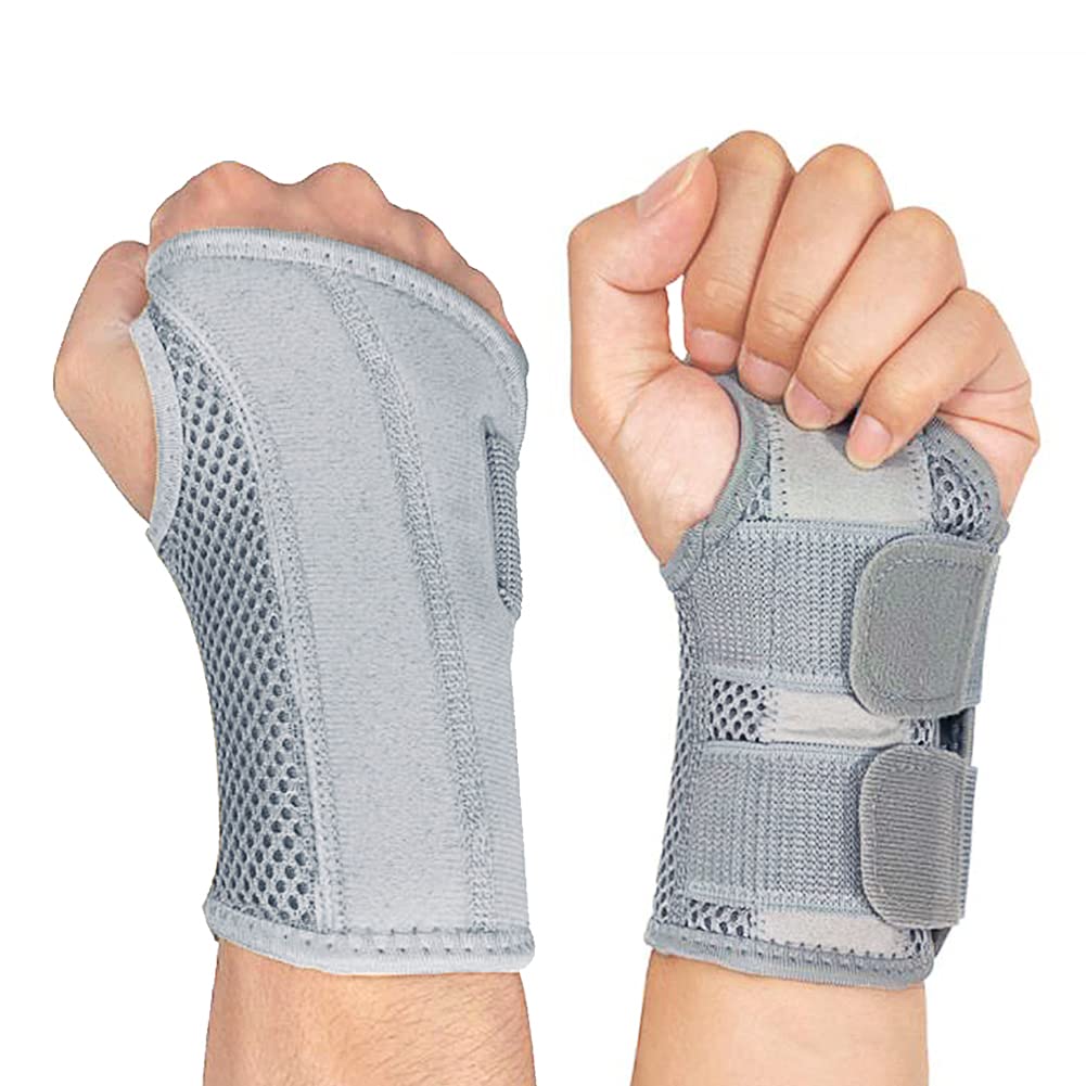 Featured Image for NuCamper Wrist Brace Carpal Tunnel Right Left Hand for Men Women Pain Relief, Night Wrist Sleep Supports Splints Arm Stabilizer with Compression Sleeve Adjustable Straps,for Tendonitis Arthritis