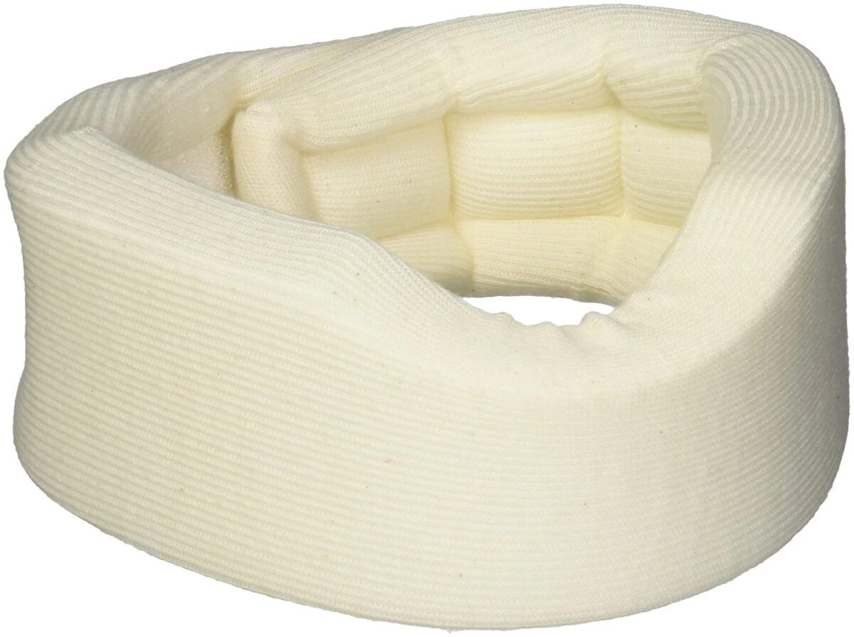 Featured Image for Sammons Preston Universal Contour Cervical Brace, Adjustable Hook and Loop Closure, For Neck Strain, Injury, or Post-Op Surgery, Relieves Neck Pain and Spine Pressure, Cream Color, 2” High