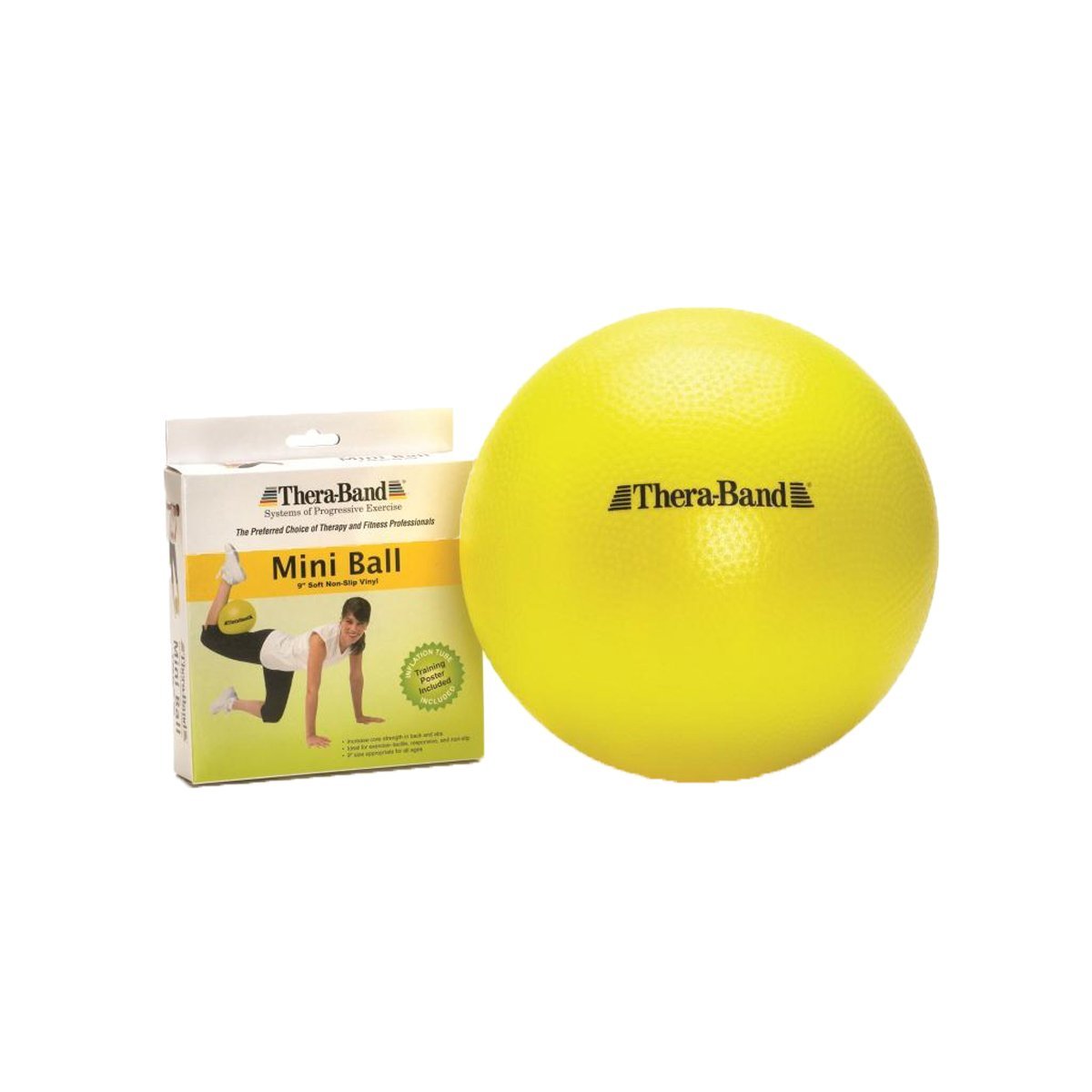 Featured Image for THERABAND Mini Ball, Small Exercise Ball for Yoga, Pilates, Abdominal Workouts, Shoulder Therapy, Core Strengthening, At-Home Gym & Physical Therapy Tool